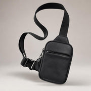 Sac bandoulière compact avec poche zippée – Noir, Bleu marine ou Beige (1L / 1,6L) - vue principale