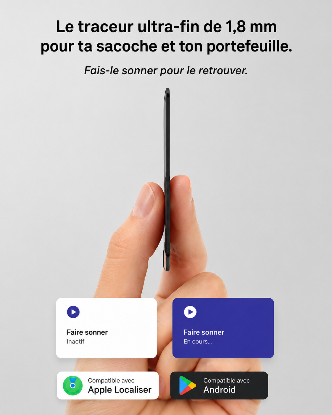 Carte de localisation iOS et Android