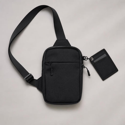 Sling bag de voyage avec options de capacité et carte de suivi - vue principale